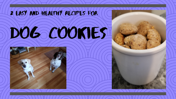 2 recipes for dog treats that are healthy and quick!